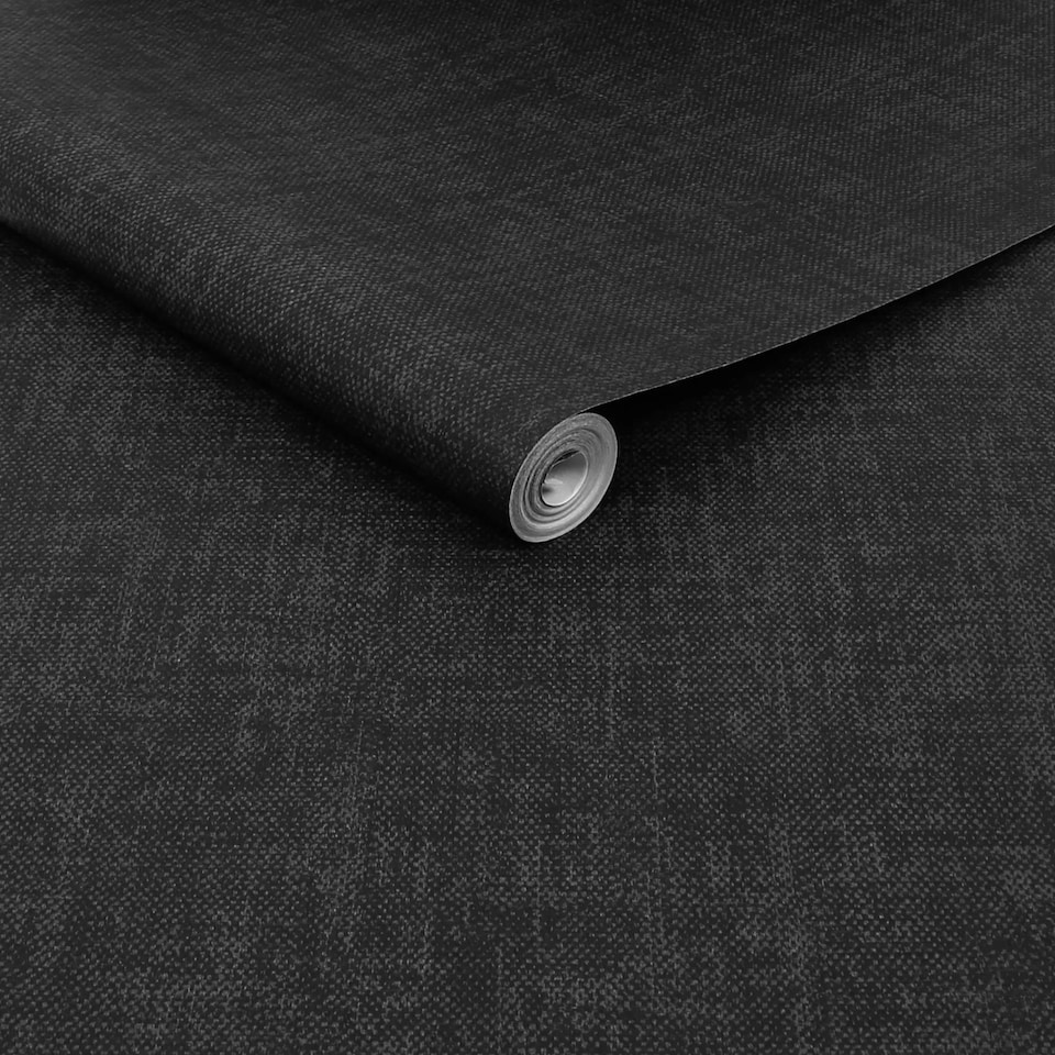 image 1 of Superfresco Easy Zara Charcoal Wallpaper Black | Black