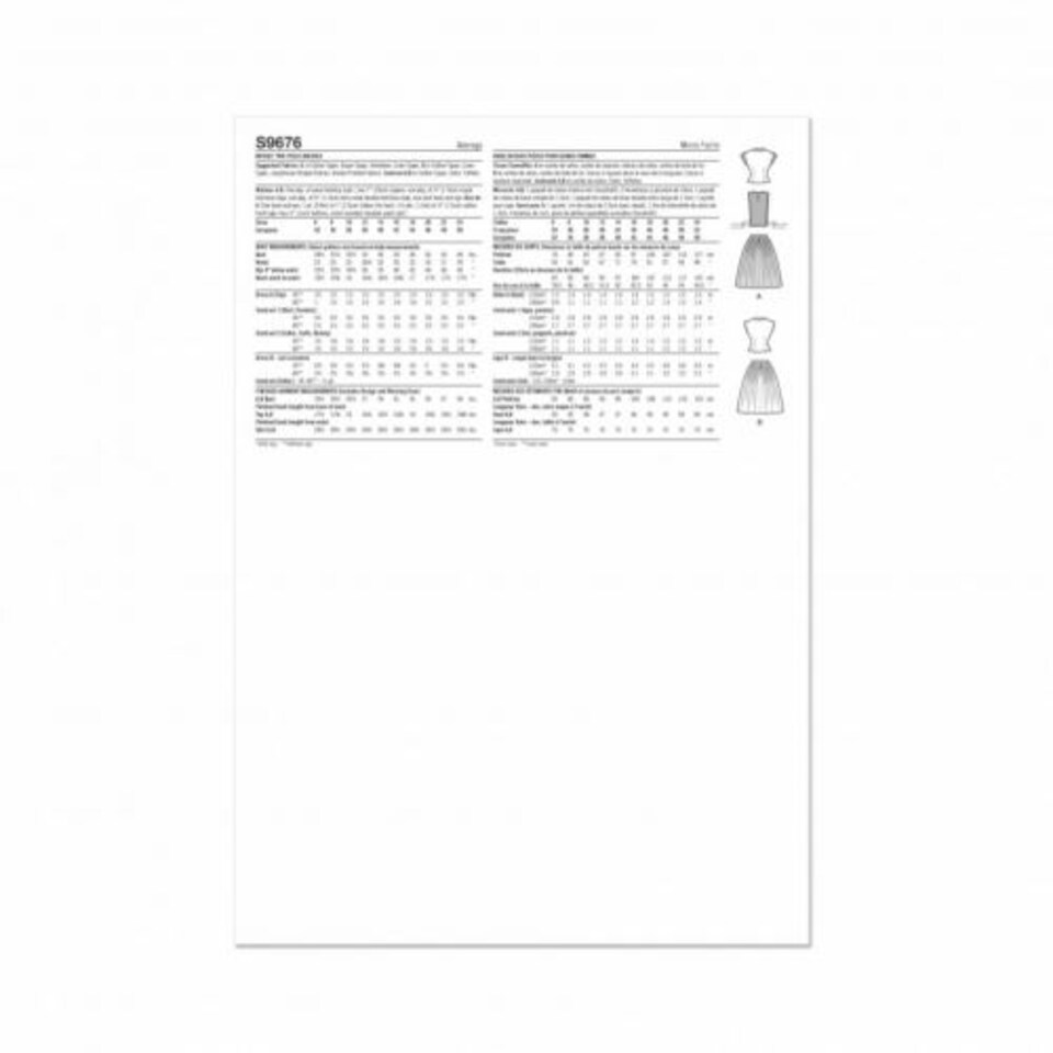 image 1 of Simplicity 9676 Paper Sewing Pattern – Women’s Dresses & Vintage Style, Size H5 (6–8–10–12–14), Intermediate