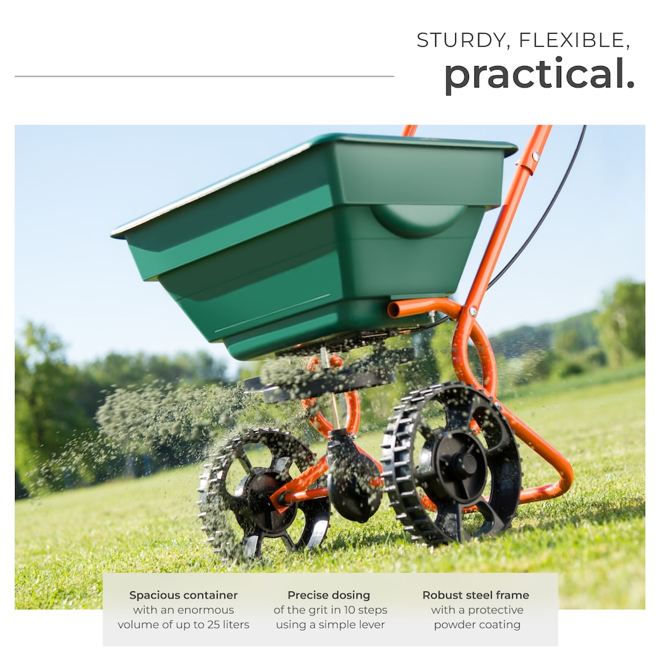 image 1 of Seed Spreader - 25 l cart, for salt, grit, fertiliser and seeds