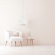 image 5 of Modern Designer Real White Feather Drum Lamp Shade with Inner Cotton Lining | White | White | 1