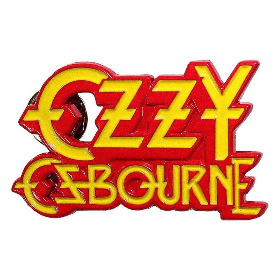 Ozzy Osbourne Pin Badge: Stacked Logo - Accessories N/A