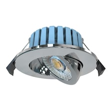 BHS Hudson 7 Watt LED Adjustable IP65 Colour Changing Downlight | Silver | Chrome | 1
