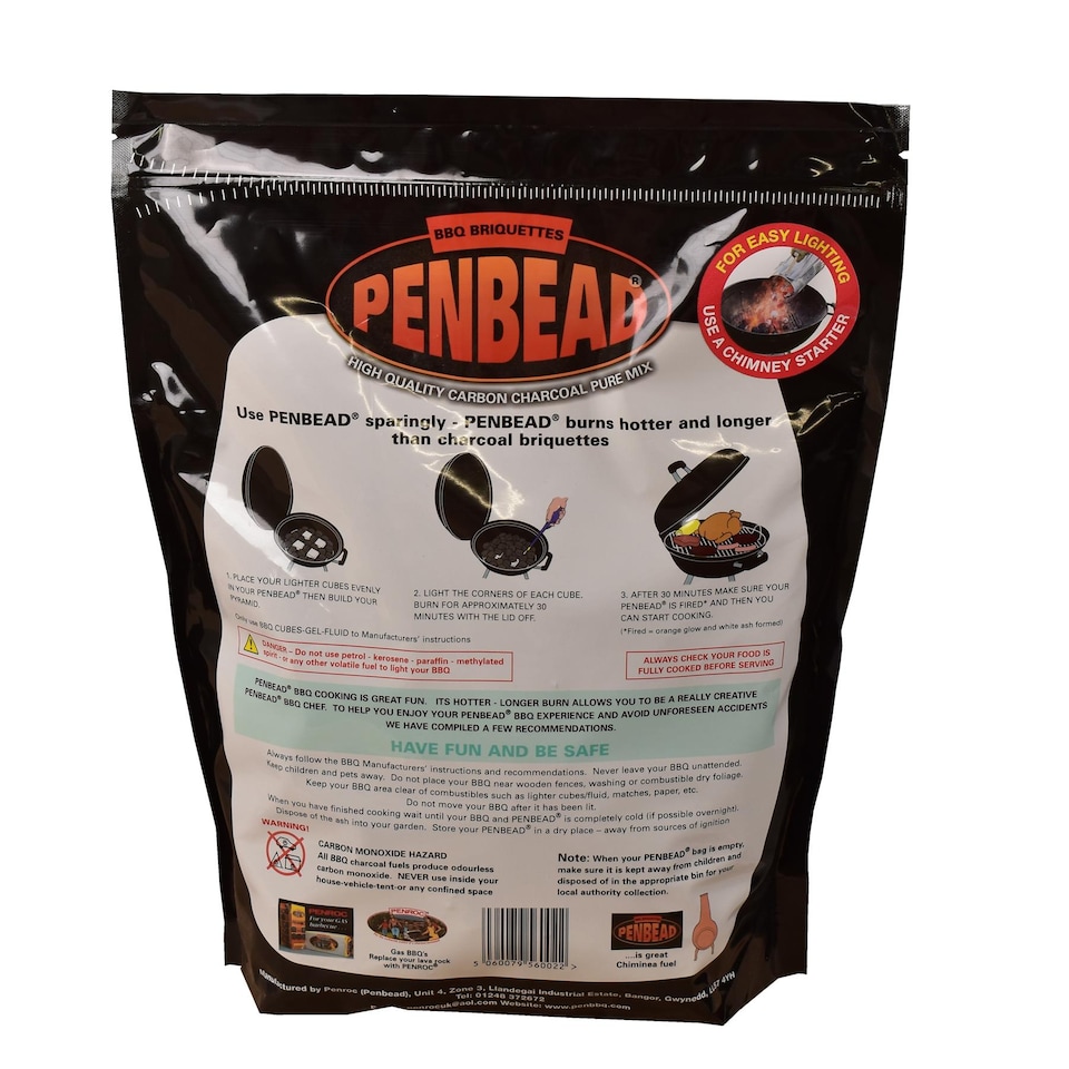 image 1 of Penbead BBQ Kettle Briquettes 3.5kg