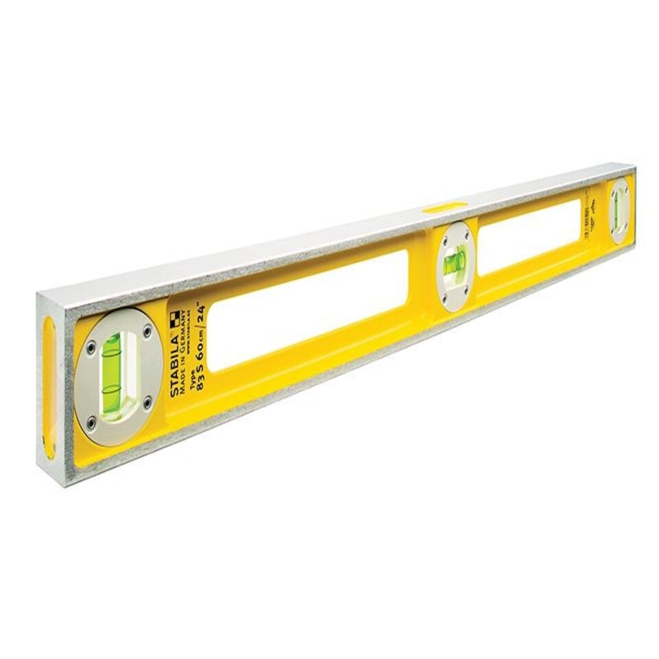 Stabila 83S Level Double Plumb 3 Vial 2544 60Cm