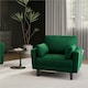 image 2 of Yaheetech Tufted Oversized Armchair Green