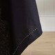 image 4 of Homescapes Black Cotton Tablecloth - 178 x 300 cm Black