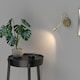 image 1 of CGC MATILDA Satin Gold Adjustable Flexible Neck LED Rechargeable Magnetic USB-C Bedside Wall Light
