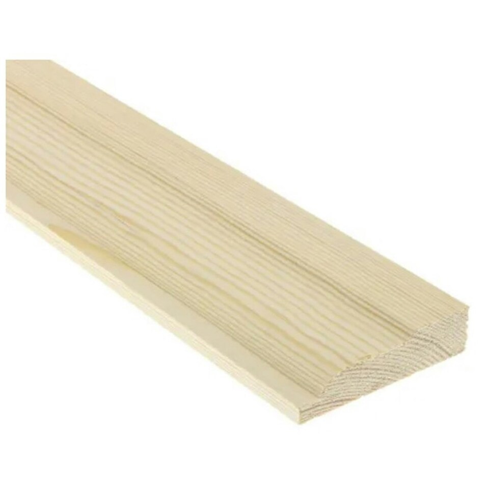 PACK OF 5 (Total 5 Units) - 20.5mm MT Redwood Ovolo Skirting 25mm x 75mm (act size 20.5mm x 70mm) x 4200mm