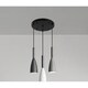 image 2 of Modern Minimalist 3 Head Ceiling Pendant Light Ceiling Lights Table Lighting E27