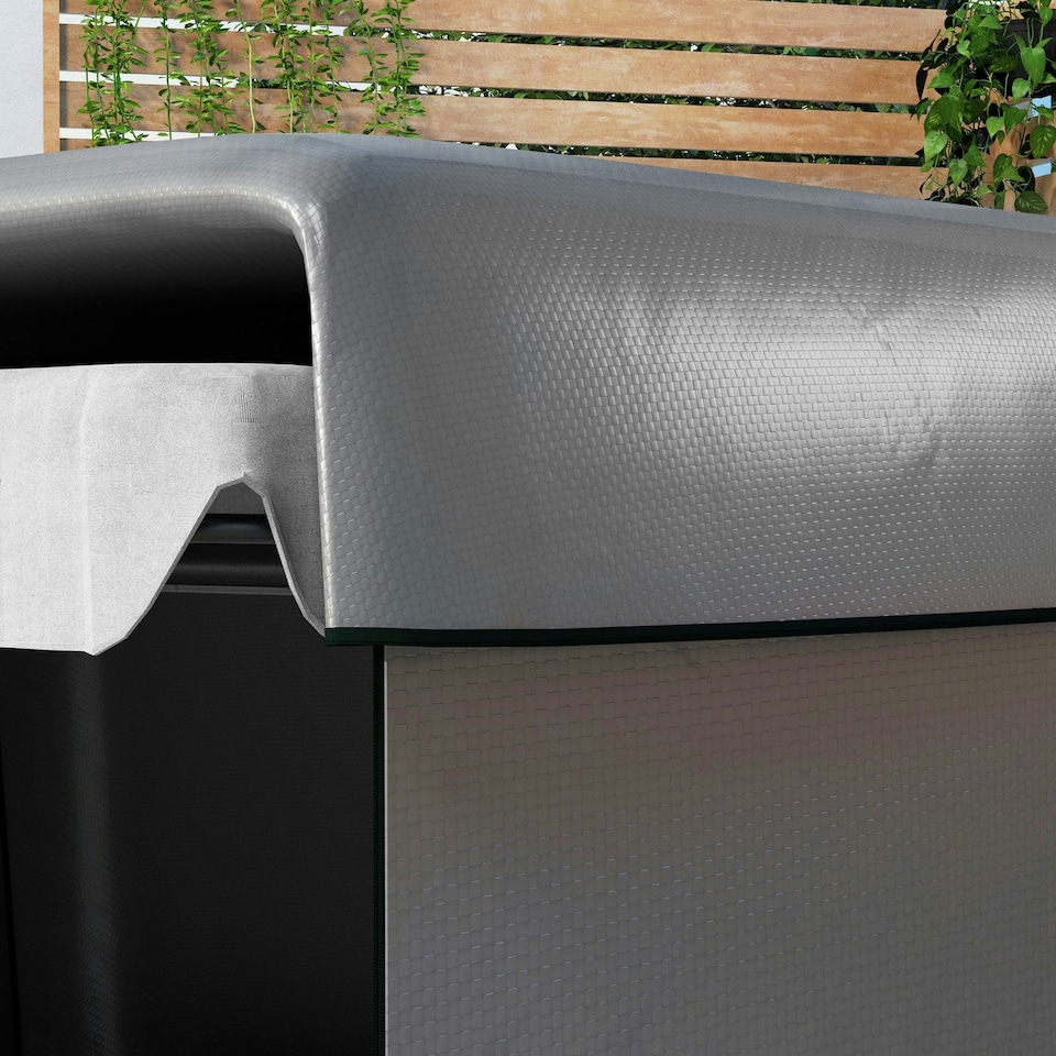image 1 of Outsunny Patio Swing Chair Cover Garden Furniture Protector 215x155x150cm Grey