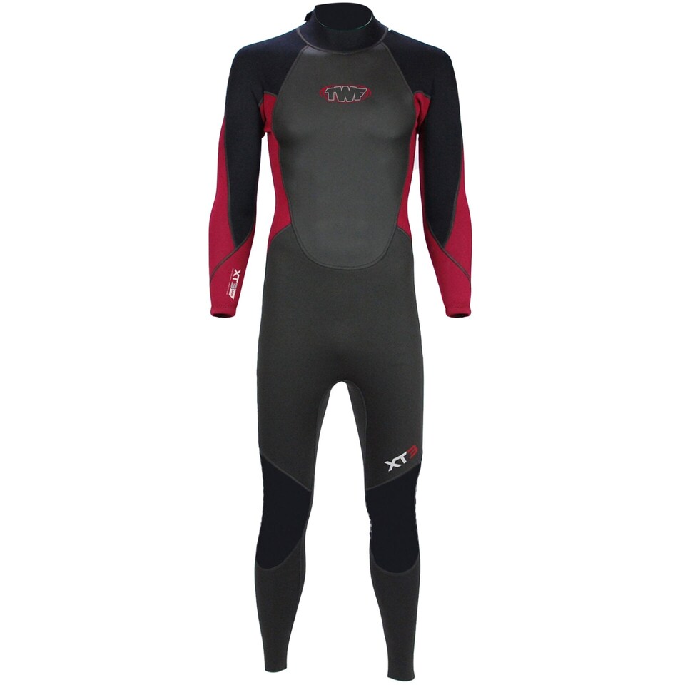 image 1 of Mens XT3  3mm Wetsuit - Black/Red