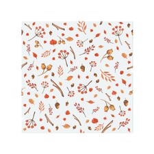 Acorns & Leaves Splash Back | White