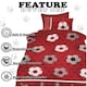 image 8 of VELVETIO Football Goals Duvet Cover Set Soft Polycotton Reversible Kids Beddings Blue | Double