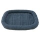 image 1 of HugglePets Sheepskin Washable Pet Bed Grey | S