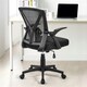 image 2 of Yaheetech  Mesh Office Chair with 90° Flip-up Armrests | Black