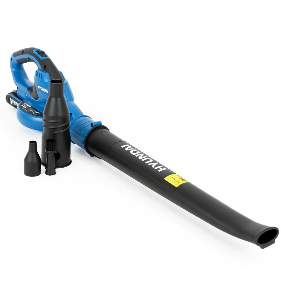 image 1 of Hyundai 20V Cordless Leaf Blower, 200Km/h Air Speed, 2Ah Li-Ion Battery and Charger