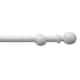 image 1 of Wooden Eyelet Curtain Pole, 200cm White