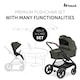 image 2 of hauck Walk N Care Pushchair Set - Dark Olive Green