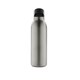image 3 of Avira Ara Flip Top Recycled Stainless Steel 500ml Water Bottle - Silver - One Size Silver | One Size