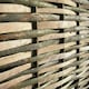 image 1 of Primrose Split Hazel Hurdle Fence Panel Natural Handwoven Weave 6ft x 6ft
