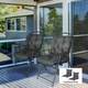image 6 of Outsunny Set of 2 Garden Chair Cushions Seat Pad for Outdoor & Indoor Use Grey | Dark Grey