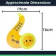 image 2 of Saxophone Soft Toy Cute Plushie Huggable Cuddly Stuffed Toy 16cm Yellow