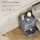 image 5 of Vida Designs Trega 3 Drawer Bedside Chest Bedroom Storage Unit, (H) 50cm x (W) 39cm x (D) 28cm, Grey, Set of 2