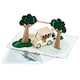 image 2 of Hallmark Father's Day Card - 3D Pop Up Golf Course Design