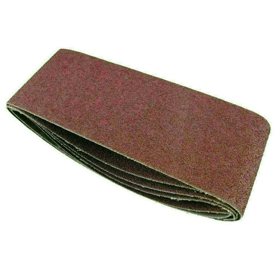 image 1 of 457mm x 75mm 60 Grit Medium Sander Grinder Sanding Belts Abrasive Discs 50pk