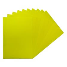 Pack of 100 A5 Coloured Paper 75gsm Sheets Yellow | Fluorescent Yellow | A5