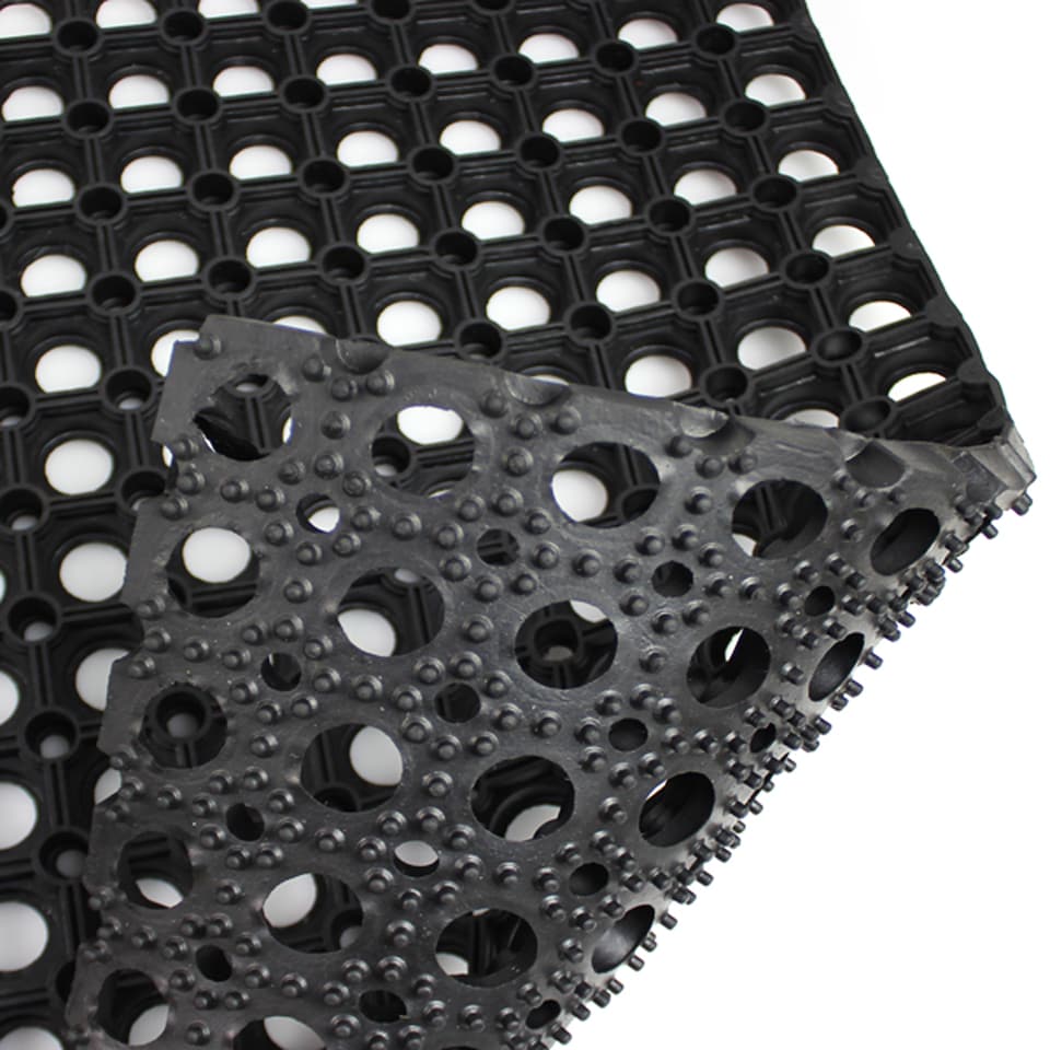 image 1 of Hometex All Seasons Outdoor Entrance Mat - 100 x 150cm. Black