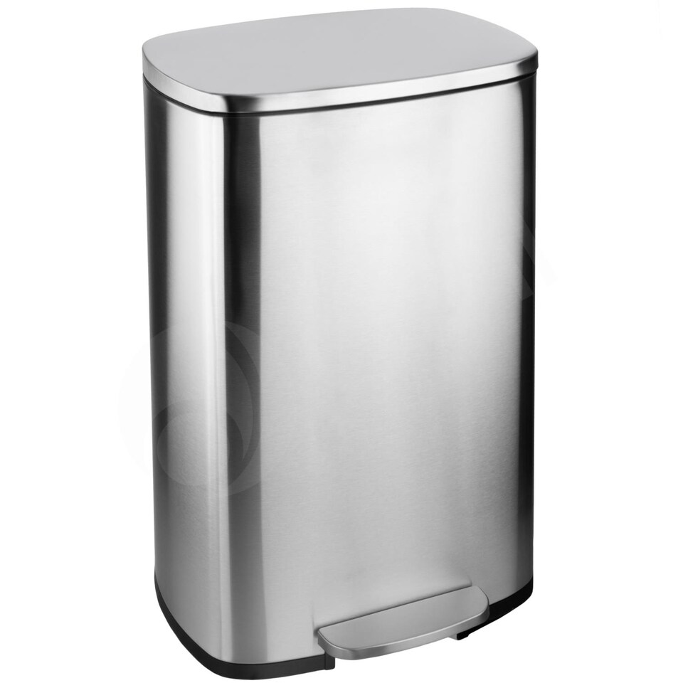 image 1 of Dihl 50L Pedal Bin Stainless Steel Removable Bucket and Lid Recycle