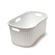 image 1 of Addis Rattan Effect 40L Hipster Laundry Basket - Cream Cream
