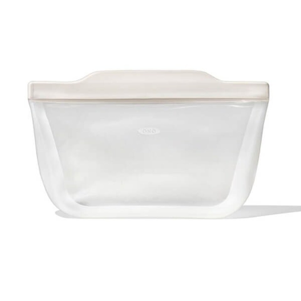 image 1 of OXO Good Grips Silicone 946ml Oat Stand-Up Quart Reusable Bag