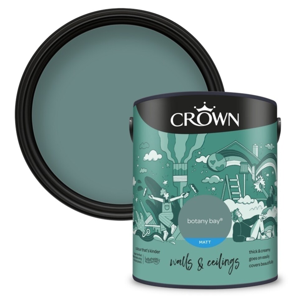 image 1 of Crown Matt Emulsion Botany Bay 5L