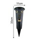 image 3 of Son Plastic Spike Memorial Graveside Flower Vase With Butterfly Decoration