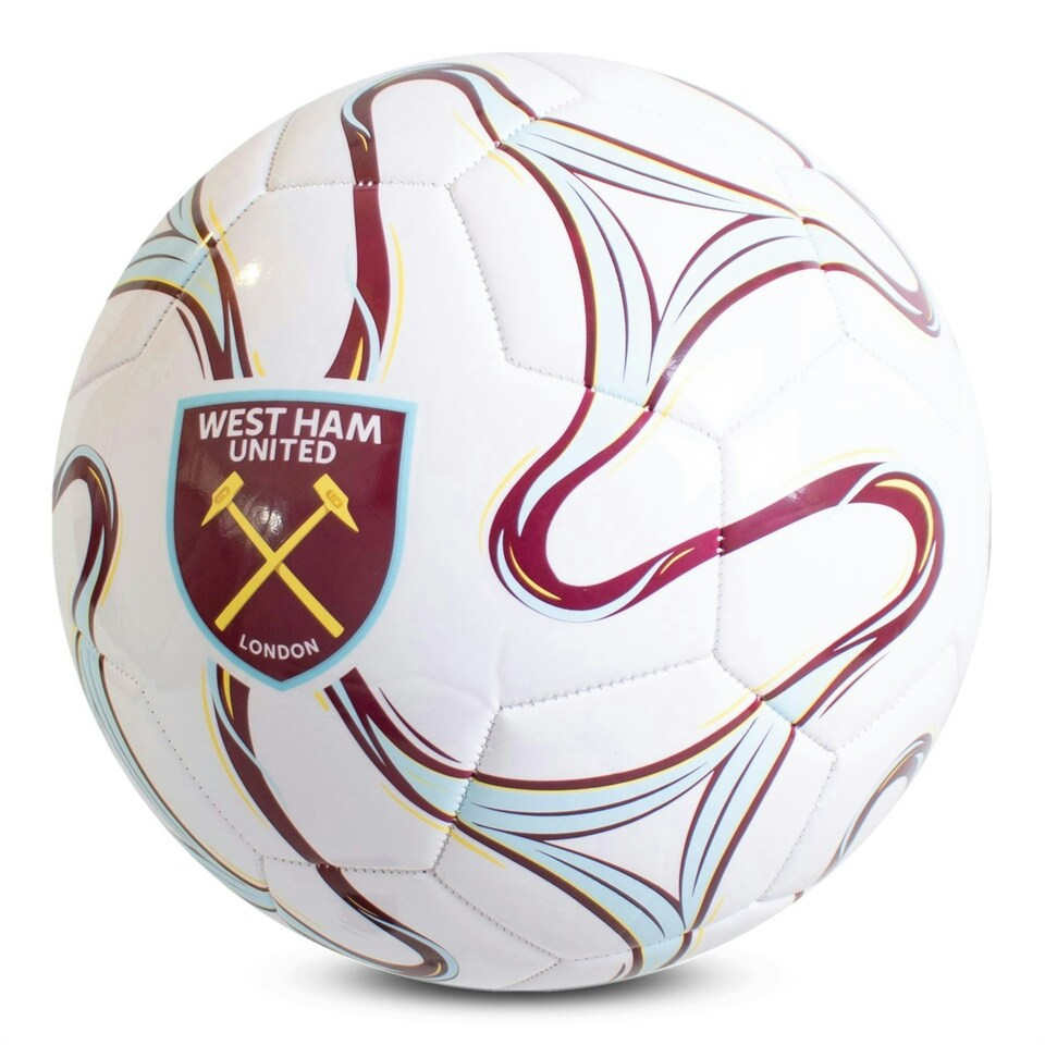 image 1 of West Ham 26 Panel Size 5 Cosmos Football - Claret Red