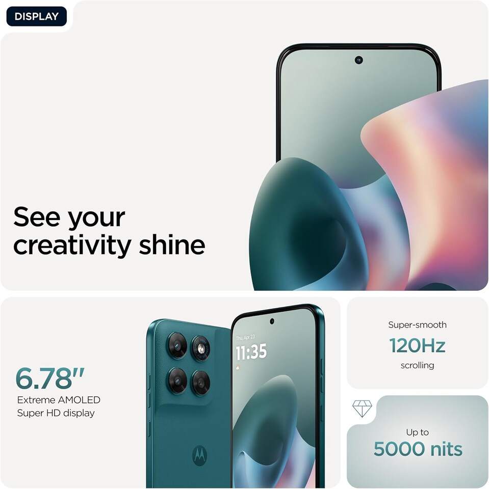 image 1 of Motorola Moto G77  XT2621-4  8GB / 256GB Phanton Shaded Spruce Green