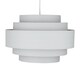 image 3 of Pair of Light Grey 5 Tier Light Shades | Grey | Large | 2