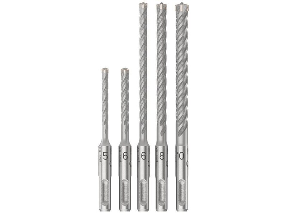 image 1 of Bosch Powertool Accessories Pro Sds Plus-5X Hammer Drill Bit Set, 5 Piece