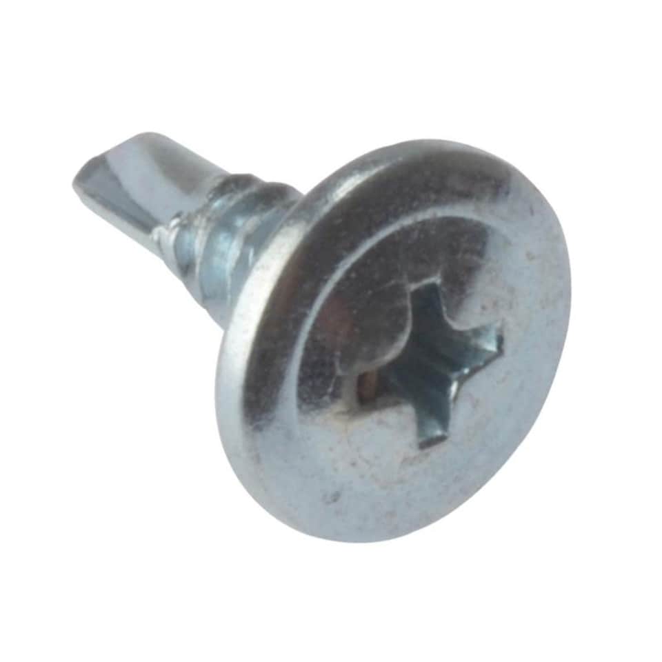 Forgefix Drywall Screws Wafer Head Self-drill Tft Zp 4.2 X 13mm Bulk 1000 - Multi Colour - One Size