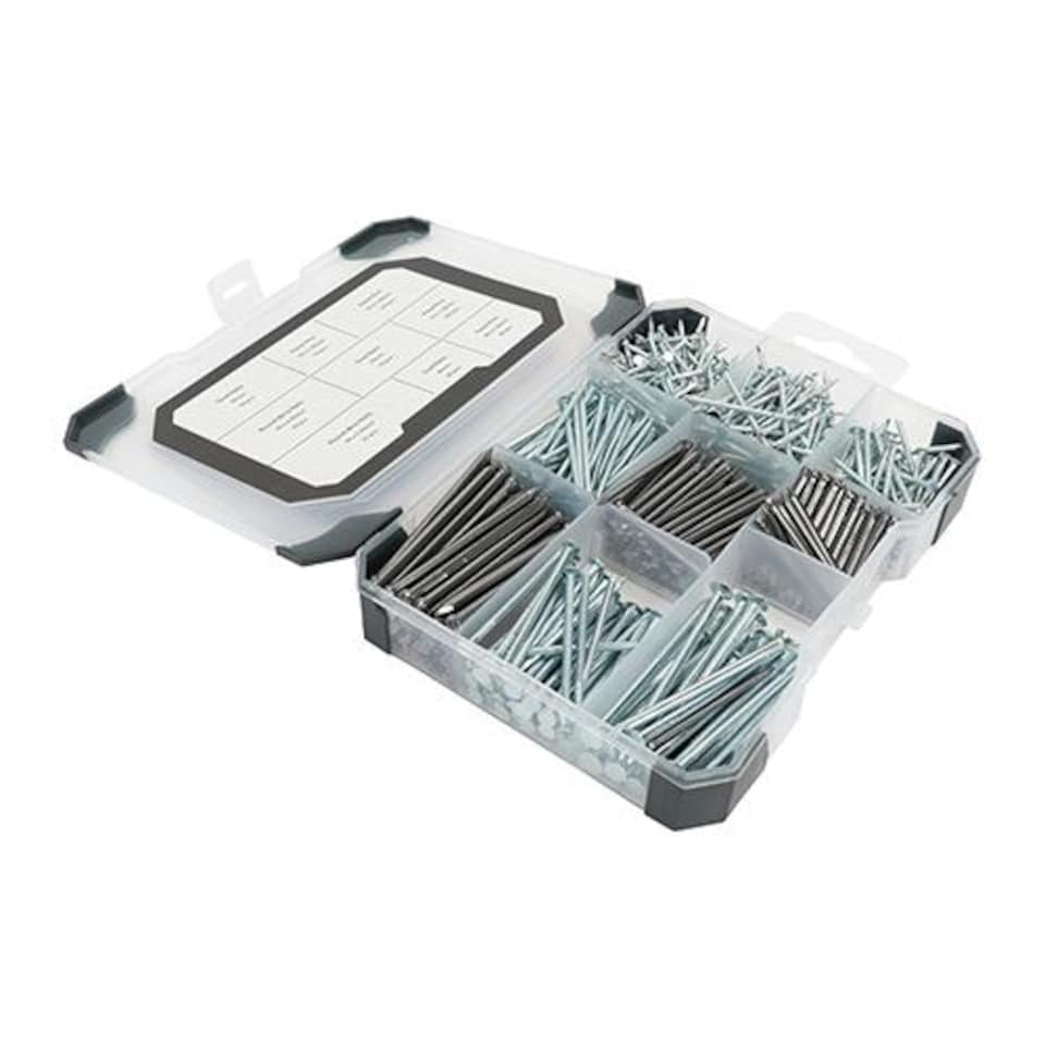 image 1 of Timco - Mixed Tray - Pins & Nails - Bright (Size 495pcs - 495 Pieces)