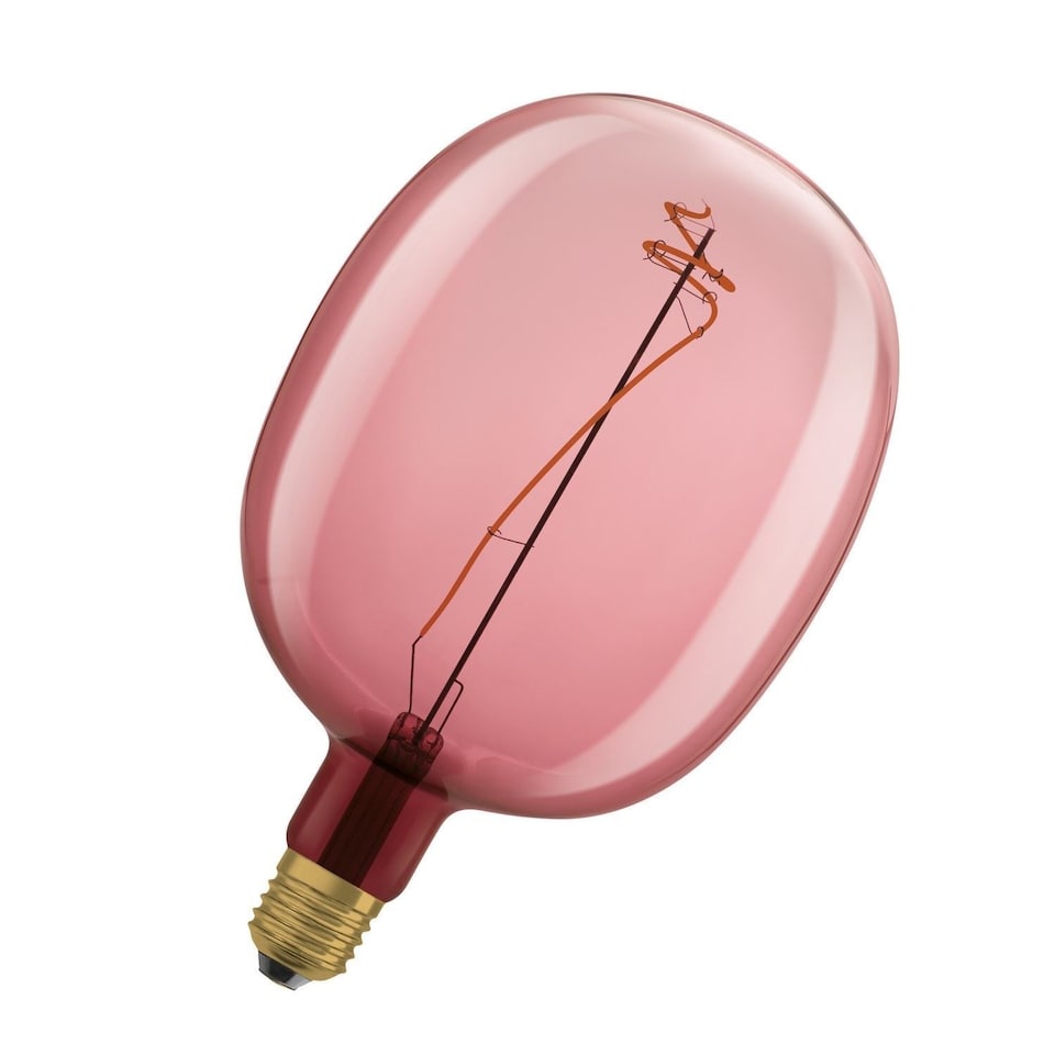 image 1 of Osram Vintage 1906 Ballon 15 Filament DIM Lamp 4.5W 816 Pink E27