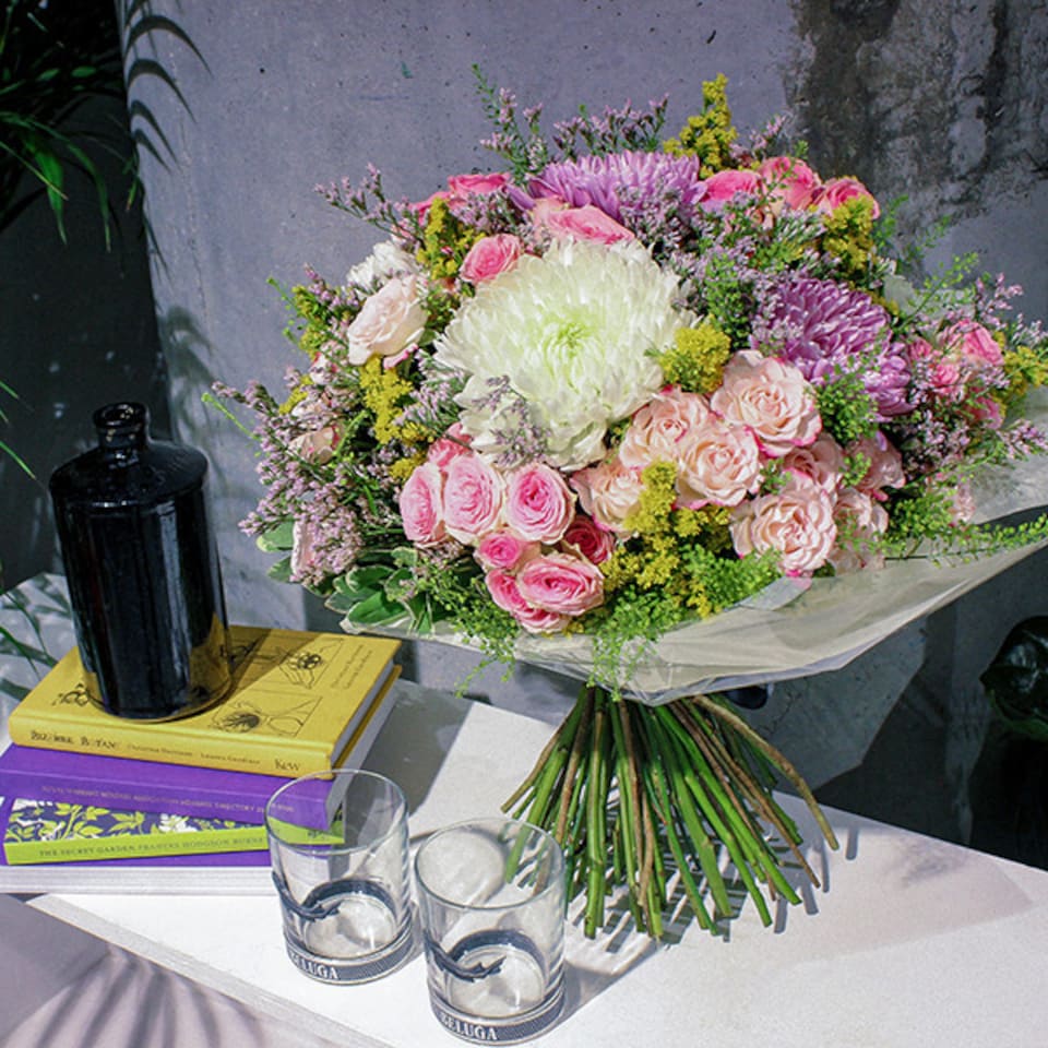 image 1 of Best of Luck Bouquet Deluxe