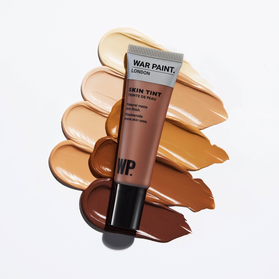 image 1 of War Paint for Men Skin Tint, Matte Natural Finish, Tinted Face Moisturiser with Niacinamide, Hydrates and Evens Out Skin Tone, Lightweight Formula, Shade T3 30ml