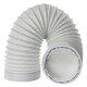 image 5 of SPARES2GO Vent Hose for Klarstein Air Conditioner Conditioning 3m 5" Extension + Pipe Clips White