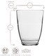 image 3 of Duralex Gigogne Highball Glasses - 360ml - Pack of 6 | Clear | Clear