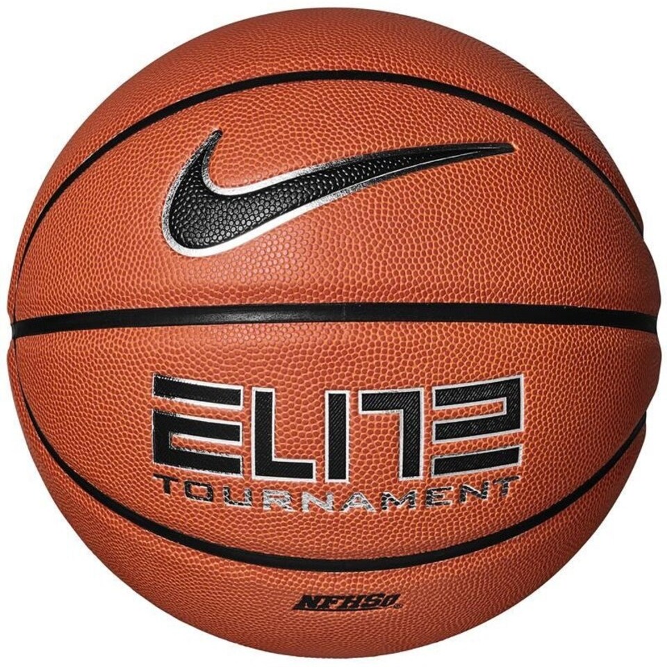 image 1 of Nike Elite Tournament Basketball - Amber/Black - 7