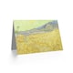 image 2 of Vincent Van Gogh Wheatfield With A Reaper Fine Art Art Card