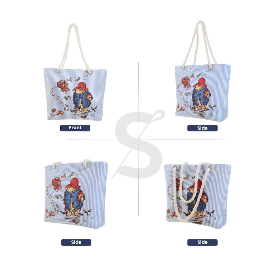 image 1 of Signare Beach Bag - Paddington Bear Marmalade Blue
